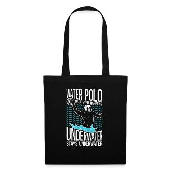 Water Polo Vintage Water Polo What - Stoffbeutel - Schwarz - Vorne