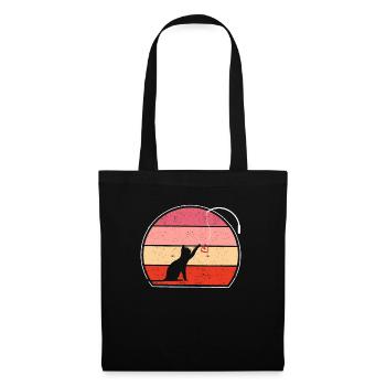 Jouets pour chats Chers amoureux des chats V-Day - Sac en tissu - noir - Devant