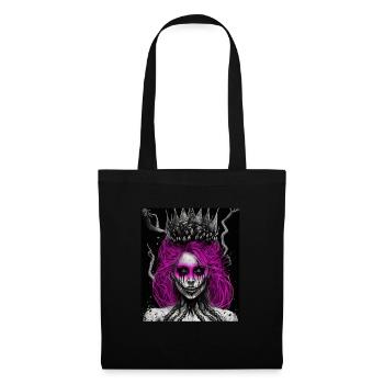 Evil Old Woman Horror Gothic Horror Witch Abstract - Tote Bag - black - Front