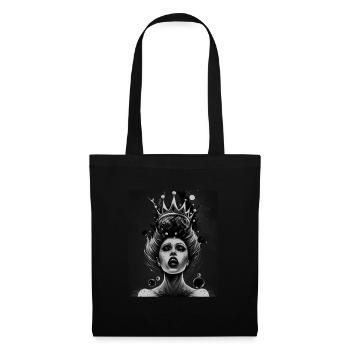 Evil Old Woman Horror Gothic Horror Witch Abstract - Tote Bag - black - Front