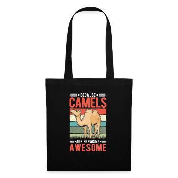 Because Camels are freaking awesome camel - Tote Bag - black - Front