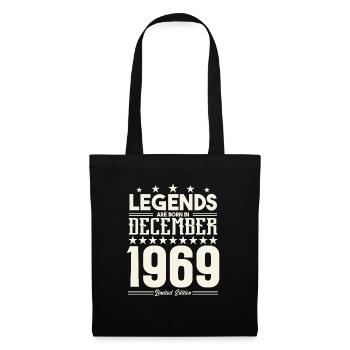 Legends Are Born In December 1969.Gift anniversary - Tote Bag - black - Front
