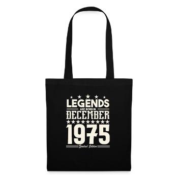 Legends Are Born In December 1975.Gift anniversary - Tote Bag - black - Front