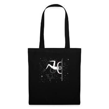 Calisthenics Astronaut Fitness Workout Exercise - Tote Bag - black - Front