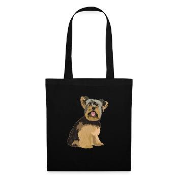 Yorkshire Terrier Yorkie Dog Gift - Tote Bag - black - Front