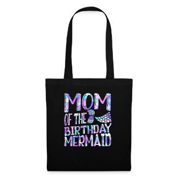 Maman De L’Anniversaire Sirène Mythique Créature Fin - Sac en tissu - noir - Devant