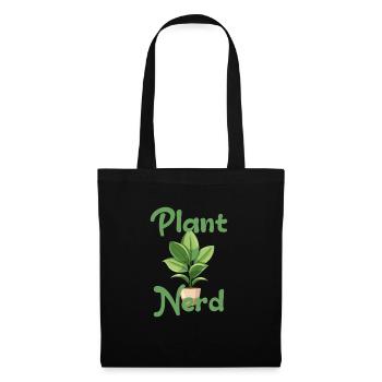 Plante Nerd Plante d’intérieur Plant Lover Ficus - Sac en tissu - noir - Devant