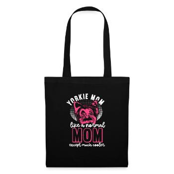 Yorkshire Terrier Yorkie Dog Cadeau - Sac en tissu - noir - Devant