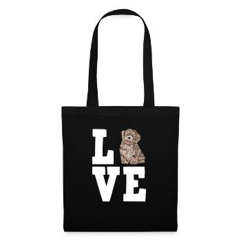 Propriétaire de chien de chien havanais - Sac en tissu - noir - Devant