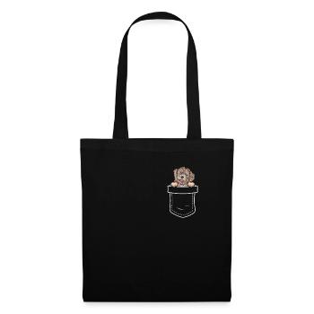 Propriétaire de chien de chien havanais - Sac en tissu - noir - Devant