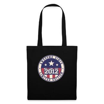 Génial depuis 2012 11ème anniversaire - Sac en tissu - noir - Devant