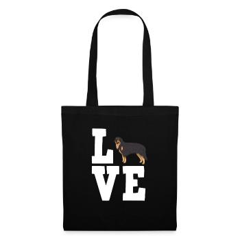 Hovawart Dog Dog Propriétaire de Chien - Sac en tissu - noir - Devant