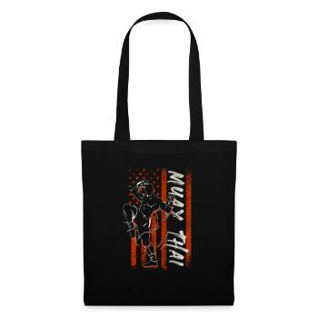 America muay thai Flag - Tote Bag - black - Front
