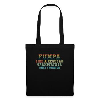 Funpa like a normal grandfather, only funnier - Tote Bag - black - Front