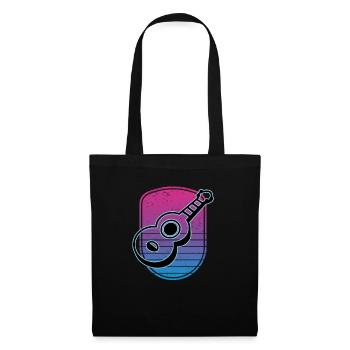 Ukulélés Vitage - Sac en tissu - noir - Devant