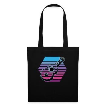 Ukulélés Vitage - Sac en tissu - noir - Devant