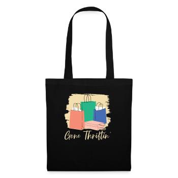 Gone Thriftin' Thrifting Queen Bargain Hunting - Tote Bag - black - Front
