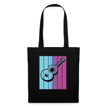Ukulélés Vitage - Sac en tissu - noir - Devant