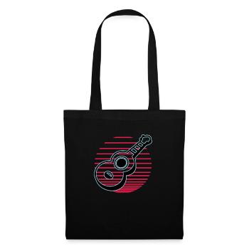 Ukulélés Vitage - Sac en tissu - noir - Devant