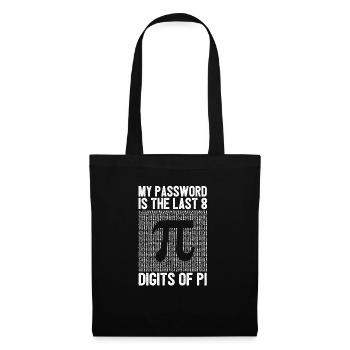 My password is the last 8 digits of Pi - Tote Bag - black - Front