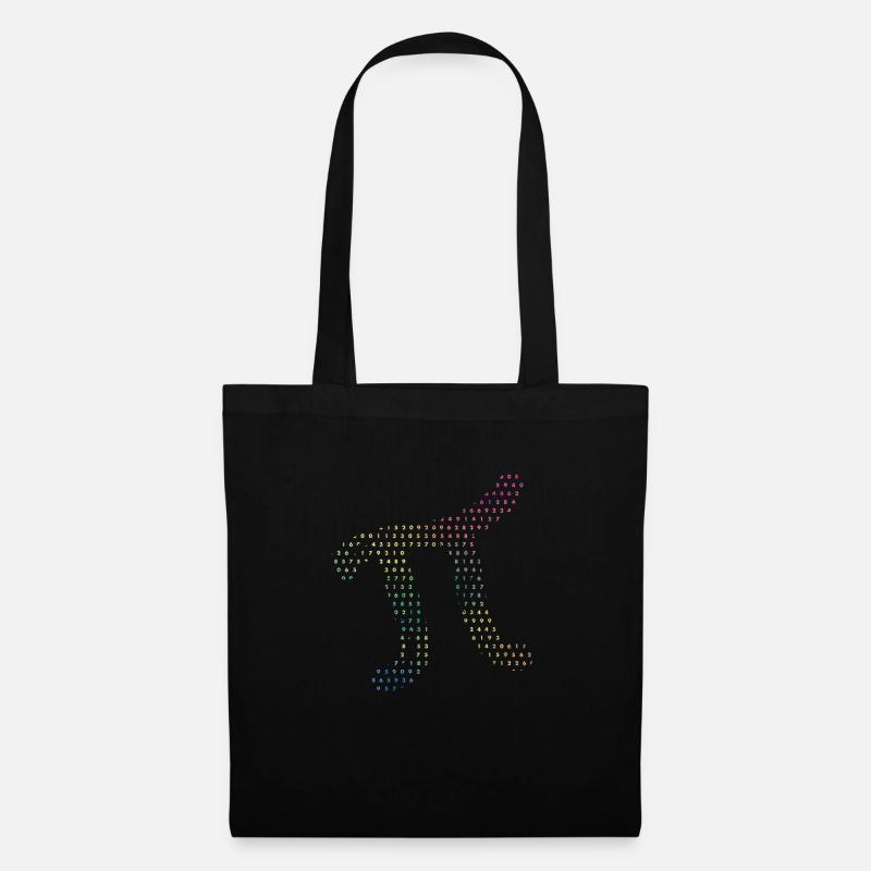 Ziffern von Pi im Quellcode Zahlen Pi Day 3.14159 - Stoffbeutel - Schwarz