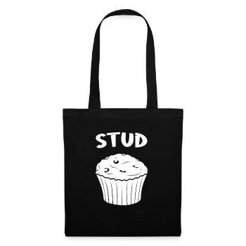 Simple and Cute Stud Muffi - Stoffbeutel - Schwarz - Vorne
