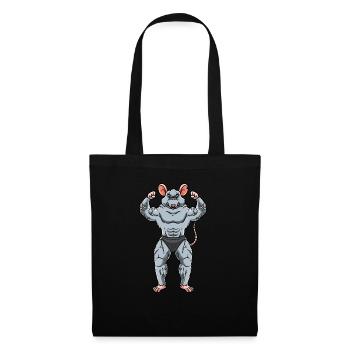 Rat Fitness Gym Motivation - Tote Bag - black - Front