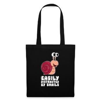 Facilement dévié par des vis - Sac en tissu - noir - Devant