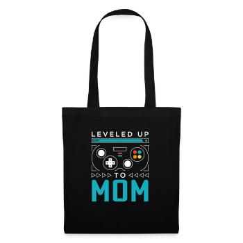 Mis à niveau à Maman Gamer Maman Gaming Mama Famille M - Sac en tissu - noir - Devant