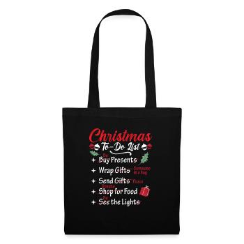 Chritma's To-Do List - Tote Bag - black - Front