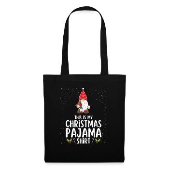 Christmas Pajamas Pajamas Sleepshirt - Tote Bag - black - Front