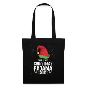 Pyjama de Noël Pyjama Chemise de nuit - Sac en tissu - noir - Devant