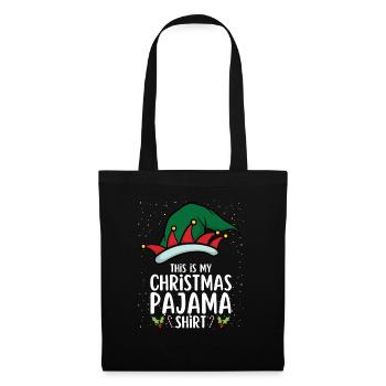 Christmas Pajamas Pajamas Sleepshirt - Tote Bag - black - Front