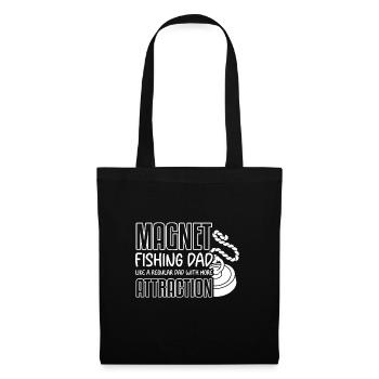 Magnet Fisherman Magnetic Fishing Treasure Hunt - Tote Bag - black - Front