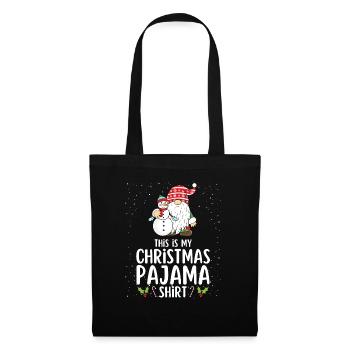 Pyjama de Noël Pyjama Chemise de nuit - Sac en tissu - noir - Devant