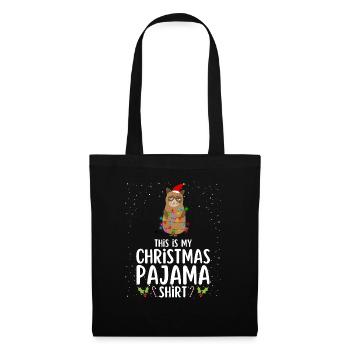 Pyjama de Noël Pyjama Chemise de nuit - Sac en tissu - noir - Devant