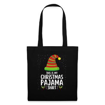 Pyjama de Noël Pyjama Chemise de nuit - Sac en tissu - noir - Devant