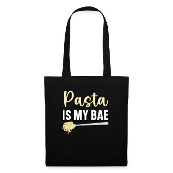 Pasta Is My Bae Italian Food Lover Spaghetti Eater - Tote Bag - black - Front