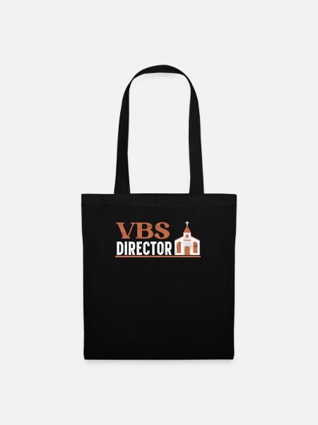 VBS-Direktor Ferienbibelschule Christ - Stoffbeutel - Schwarz