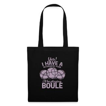 Régime de retraite Boule - Sac en tissu - noir - Devant