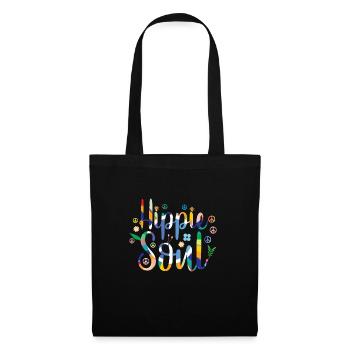Âme hippie - Sac en tissu - noir - Devant