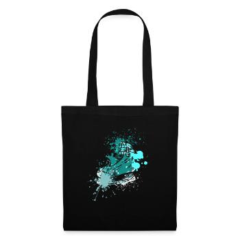 Splash Chaussure de patinage sur glace - Sac en tissu - noir - Devant