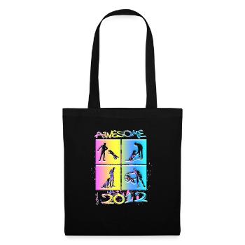 Awesome since 2012. Agility, Hundetraining - Tote Bag - black - Front