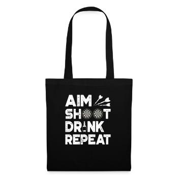 Dartboard Darts Pitcher Treble Sports Competitive - Tote Bag - black - Front