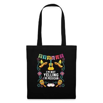 Je ne crie pas que je suis Mexican Life Mexico Pride - Sac en tissu - noir - Devant