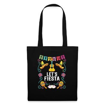 Let's Fiesta Cinco De Mayo Mexican Pride Mexico - Tote Bag - black - Front