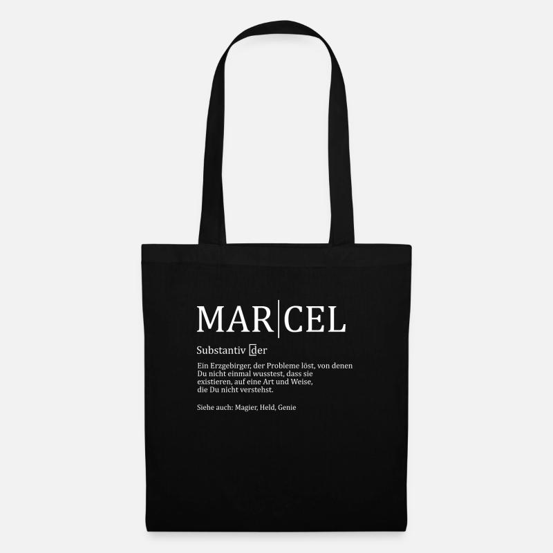 Erzgebirge Marcel - Stoffbeutel - Schwarz