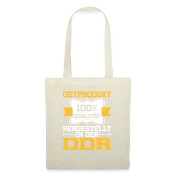 Ostprodukt Ostdeutscher Spruch DDR Ostdeutschland - Stoffbeutel - Natur - Vorne