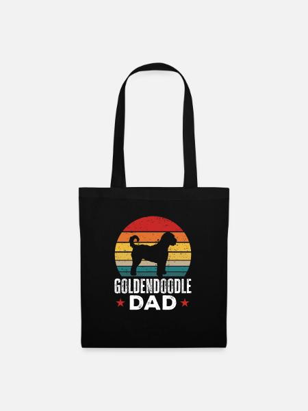 Goldendoodle Doodle Hund - Stoffbeutel - Schwarz