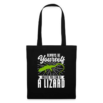 Lizard Reptile Herpetology Herpetologist - Tote Bag - black - Front